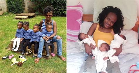 Kenyan Mother Of 5 Says Hubby Fell Ill After Birth Of Their Quadruplets I Still Love Him