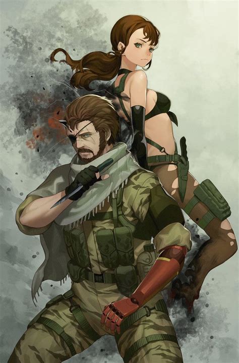MGSV Bigboss N Quiet By Salmon88 Metal Gear Solid Quiet Metal Gear V