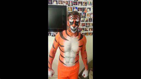 Nfl Bengal Tiger Body Paint With Youtube
