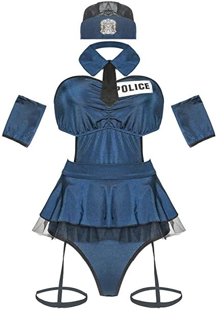 Ropa Erótica Nuevo Traje De Mujer Policía Sexy Uniforme De Policía