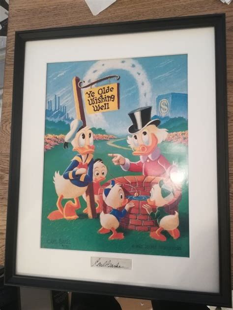 Carl Barks Matted Print With Signature Insert Ye Olde Catawiki
