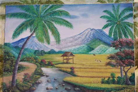 Landscape pedesaan mengambil cakupan yang lebih luas. Gambar Pemandangan Alam Pedesaan