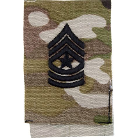 Army Rank Sergeant Major Sgm Sew On Ocp 2 Pc Enlisted Rank Ocp