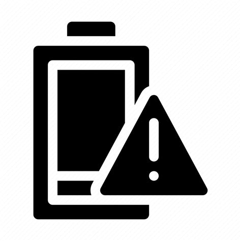 Warning Sign Low Battery Signaling Attention Alert Warning