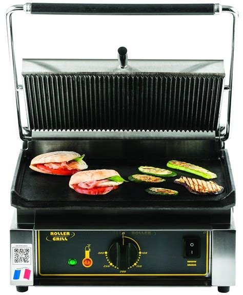 Grill Panini Lectrique Avec Plaques En Fonte Roller Grill