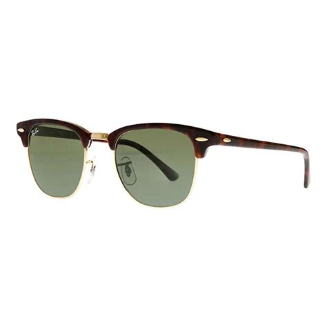 ray ban rb3016 men s classic clubmaster sunglasses mock tortoise at john lewis and partners