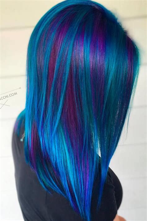 Best Purple And Blue Hair Looks Hair Color Purple Hair Styles Bright Hair