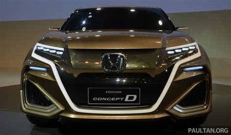Shanghai 2015 Honda Concept D Previews New Suv Honda Concept D Suv