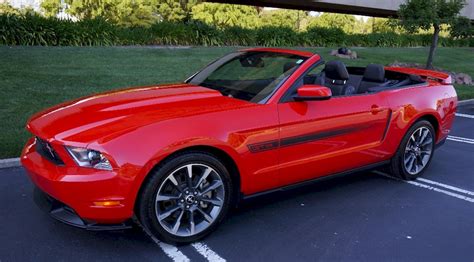Race Red 2011 Ford Mustang Gt California Special Convertible