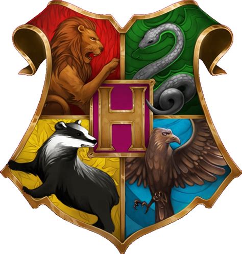 Transparent Pixels Harry Potter Hogwarts House Crests Pottermore