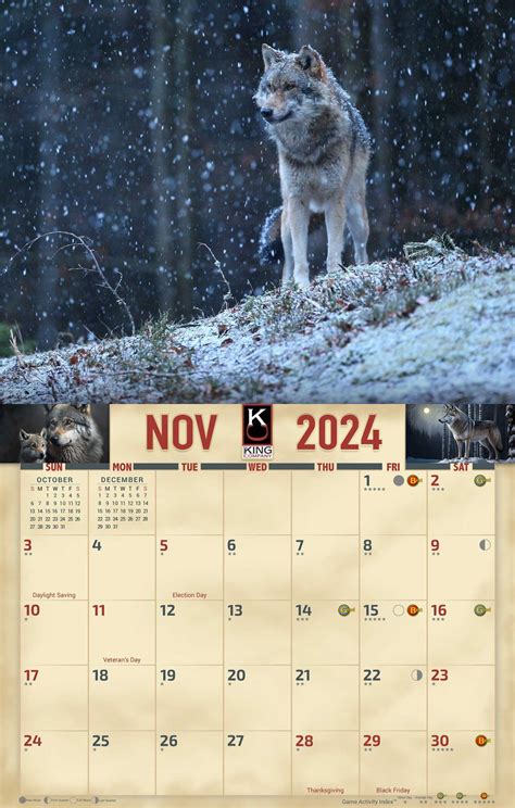 2024 Wolves Wall Calendar The King Company Best Wolf Calendar