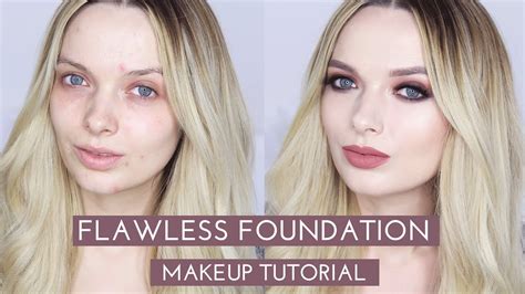Flawless Foundation Without Concealer Makeup Tutorial Mypaleskin