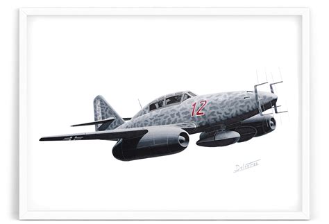 Artstation Messerschmitt Me 262 Drawing