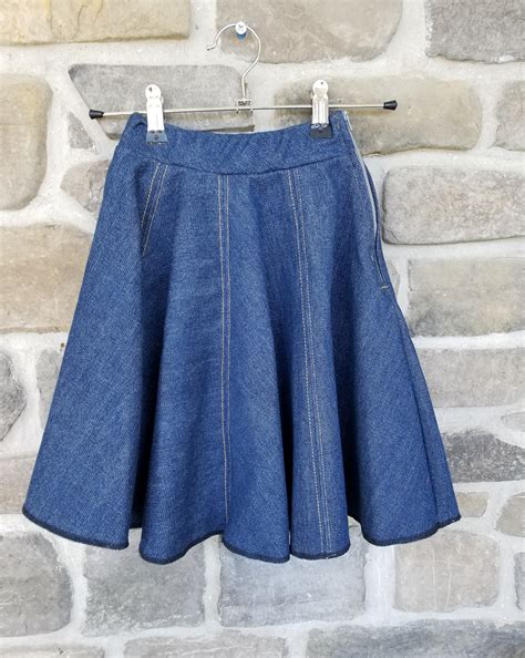 Full Circle Denim Skirt — Just Skirts By Lori