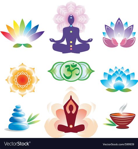 Oriental Icons Set Royalty Free Vector Image Vectorstock