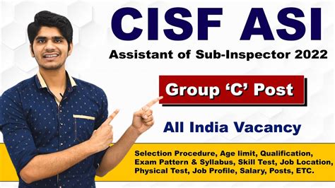 Best Govt Job Cisf Asi Recruitment Th Pass Assistant Of
