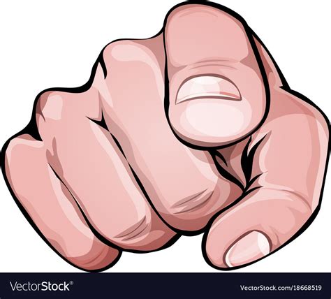 We Want You Pointing Finger Icon Royalty Free Vector Image