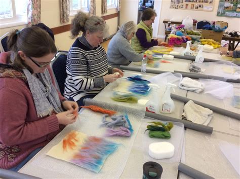 Wet Felting At Withern Lincs In Stitches