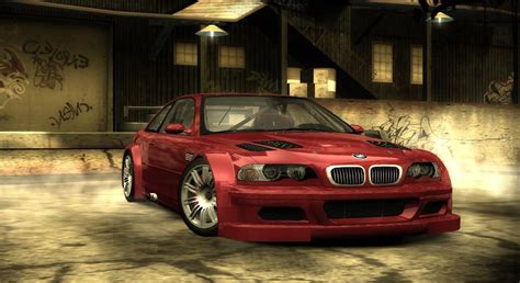 Image Nfs Most Wanted Red Bmw M3 Gtr At The Need For Speed Wiki