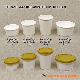 Jual Paper Cup Ice Cream Gelas Kertas Es Krim Oz Tutup Coklat Sendok Putih Indonesia