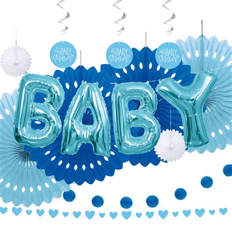 Check spelling or type a new query. Baby Shower Decorating Kit, Blue, 14pc - Walmart.com ...