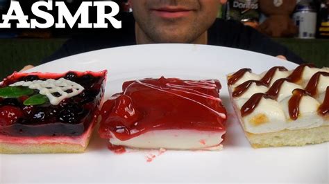 EATING: Assorted Desserts ? (Eating Sounds/ASMR/Eating Show) - YouTube