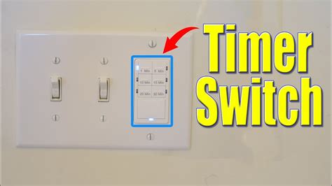 How To Install Timer Switch Youtube