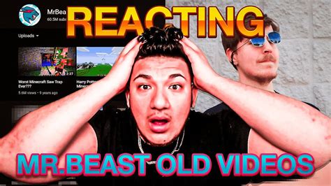 Mr Beast First Ever Videos I Reacted Horrible Youtube