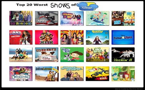Top 20 Worst Disney Channel Shows By 1nickhotelfan On