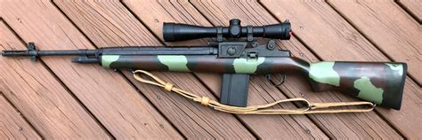 Xm25 Replica M14 Sniper Rifle Circa 1990ish As Made At Ft Devens10th