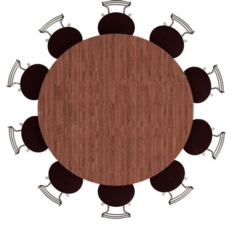 Clipart Castle Dining Room Round Table Top View Png Download Full