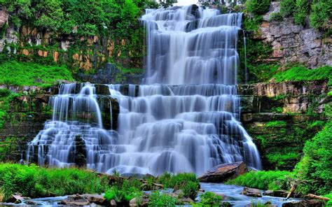 Hd Waterfall Wallpapers Top Free Hd Waterfall Backgrounds