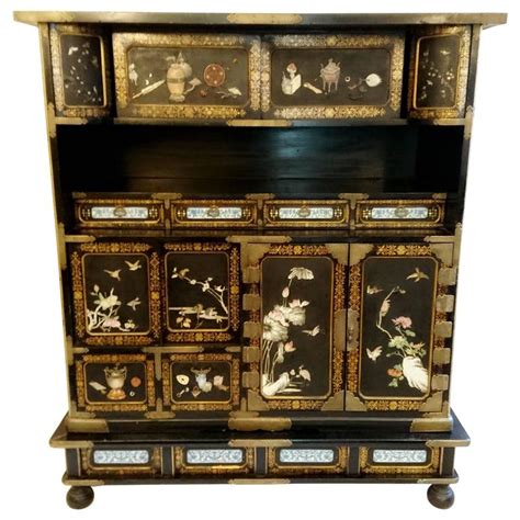 See more ideas about japanese furniture, cabinet, furniture. Japanese Cabinet in Shibayama Cabinet, Meiji Period at 1stdibs