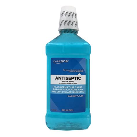 Save On Careone Antiseptic Mouth Rinse Blue Mint Flavor Order Online
