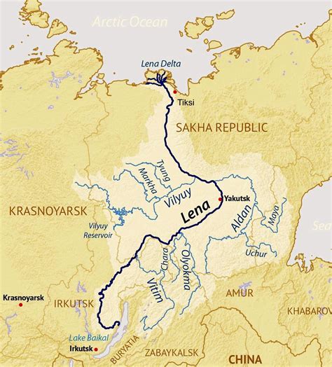Don River Russia Map