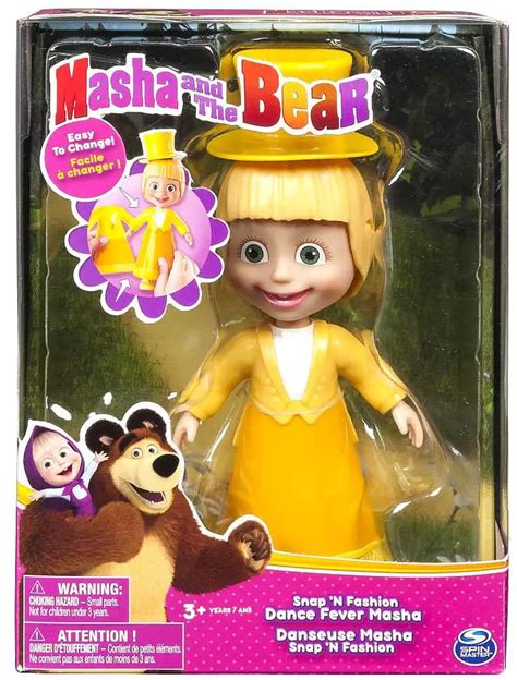 Masha And The Bear Snap N Fashion Rocker Masha Bear Figure Spin Master Toywiz