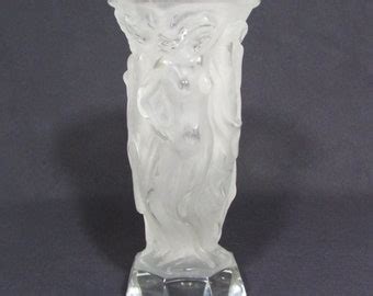 Glass Nudes Vase Etsy