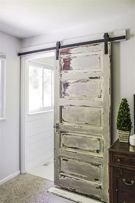 Just as you choose your appearance board to match your home decor style, you want to choose a barn door rail, handles and. Master Bathroom Barn Door - Shades of Blue Interiors