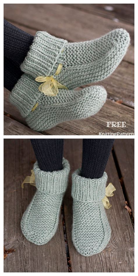 Knitted Socks Free Pattern Crochet Slipper Pattern Knitting Patterns