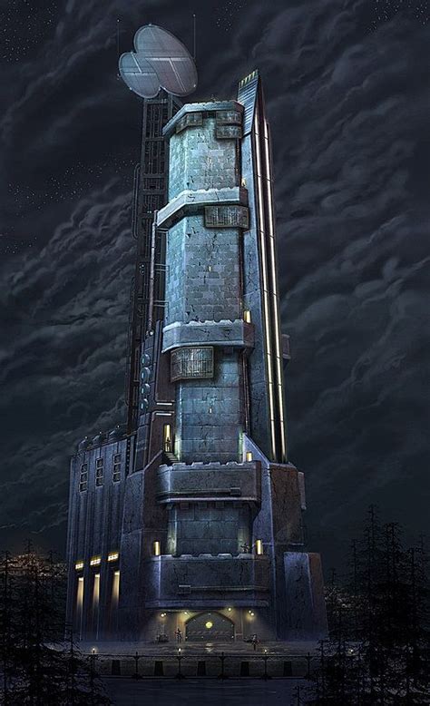 Doomstadt Tower Christian Piccolo Game Art Environment Universe Art
