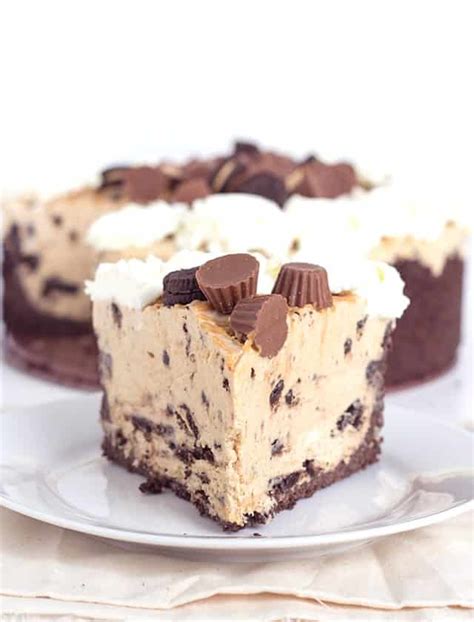 Chocolate Peanut Butter Cheesecake No Bake Cheesecake Recipe