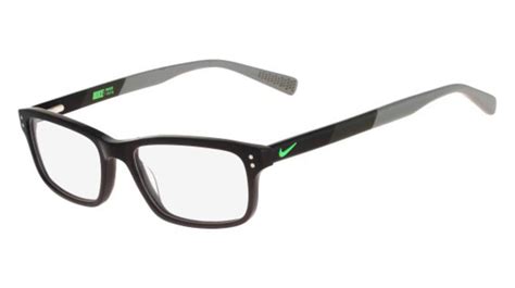 Nike Men S Eyeglasses 7237 001 Black Grey Green Full Rim Optical Frame 52mm