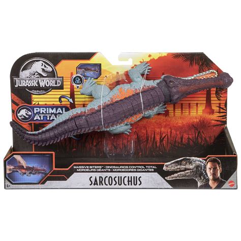 Buy Jurassic World Camp Cretaceous Massive Biters Sarcosuchus Dinosaur