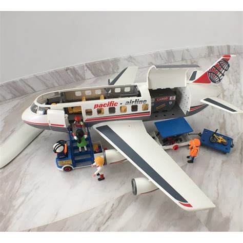 Playmobil Aeroplane Air Craft Tug And Baggage Loader Toys And Games