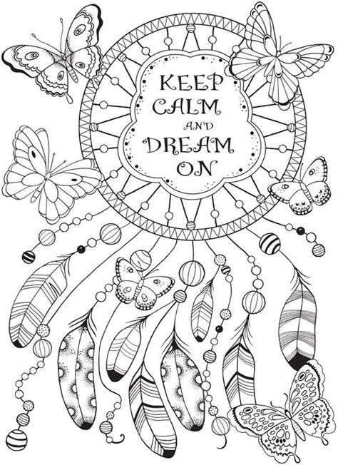 Dream Catcher Printable Coloring Pages For Adults Annuitycontract