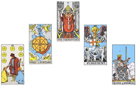 Using A Five Card In A Tarot Spread Psychic Cards
