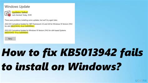 How To Fix Kb Fails To Install On Windows