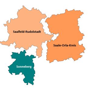 Wahlkreis 196 Sonneberg Saalfeld-Rudolstadt Saale-Orla-Kreis