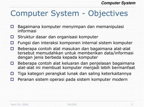 Ppt An Overview Of Computer System And Computer Network Ku1072 Week1