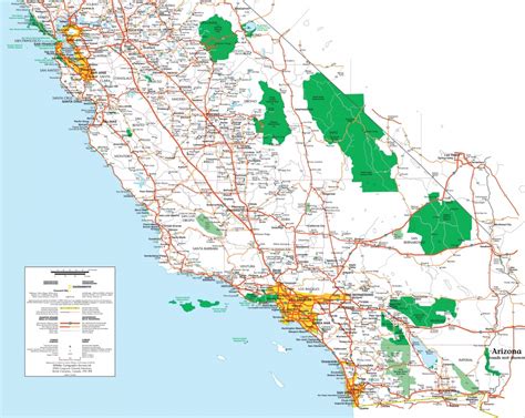 Large Map Of Southern California Printable Maps